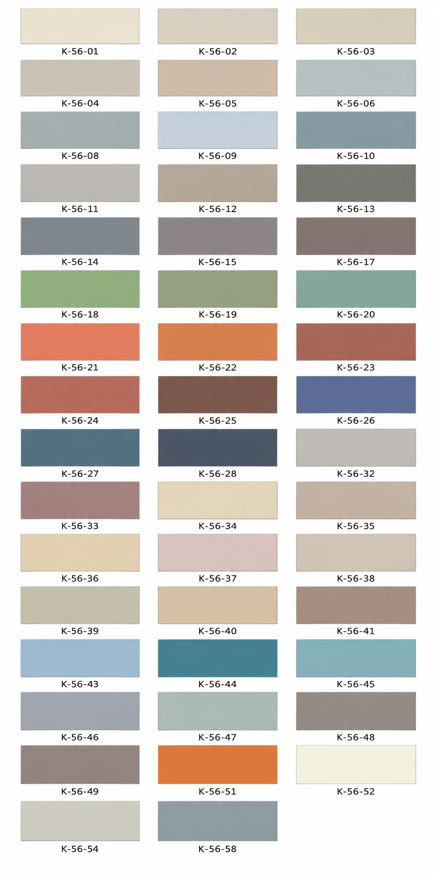 Upholstery color K-56-01