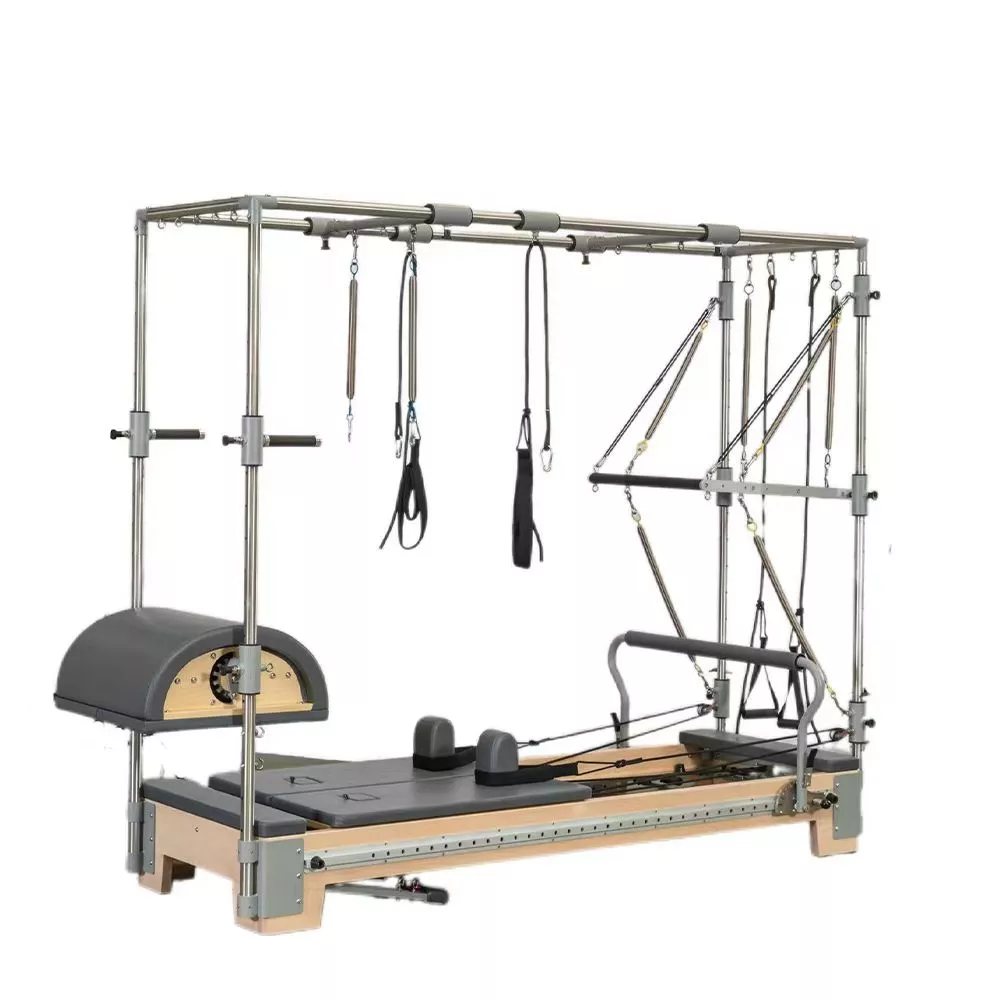 Wood Multi-Station Pilates Training Frame full product view