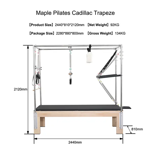 Cadillac Trapeze Table dimensions and reference specifications