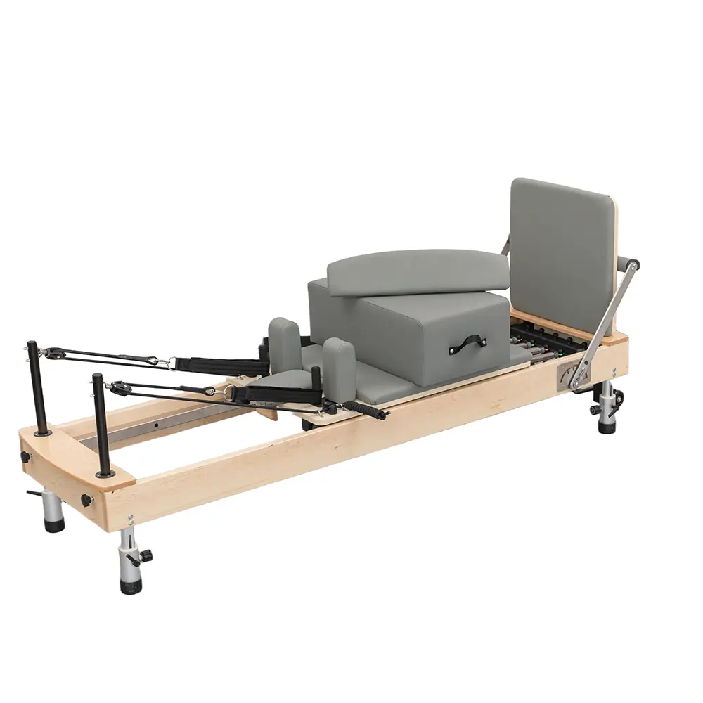 Adjustable Height Maple Pilates Reformer