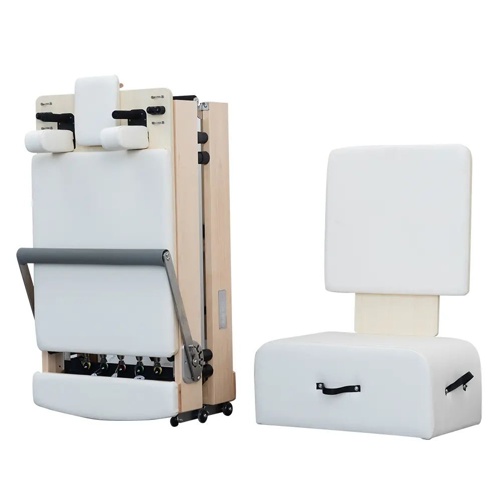 Maple Wood Foldable Pilates Reformer