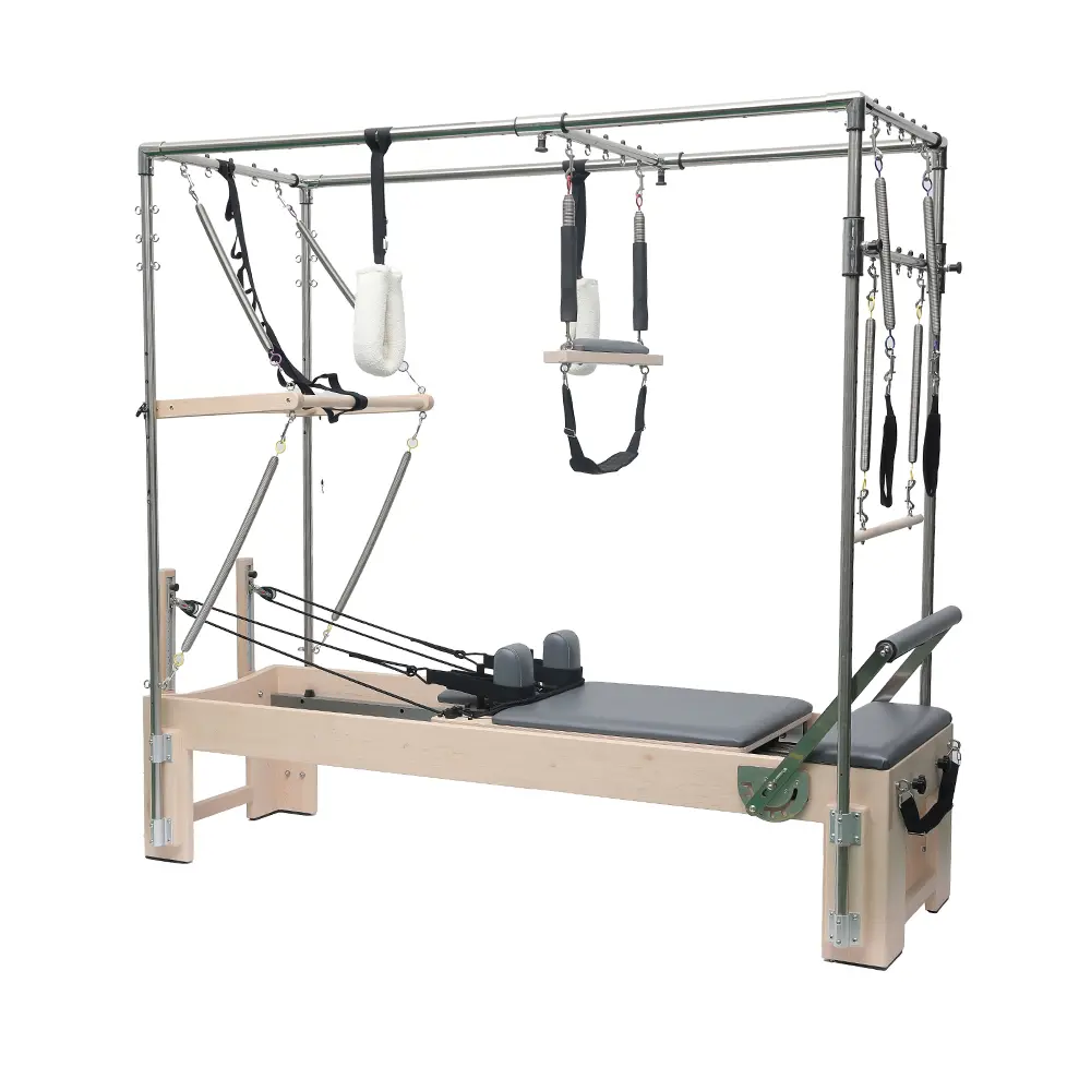 Top Maple 3 in 1 Pilates Cadillac Reformer dimensions and reference specifications