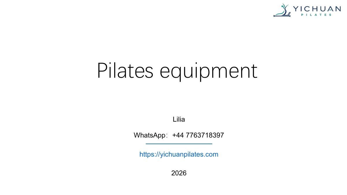 Yichuan Pilates Reformer Price List 2026 cover